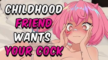 Boyhood friend wants to feel my cock: Hentai porn video