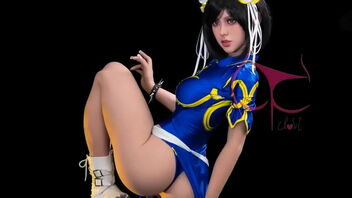 Chun Li as a hentai sex doll, an erotic twist to the classic Street Fighter character.