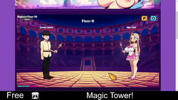 Magic Tower: Explore erotic 2D games and cartoons.