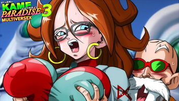 The third installment of Kame Paradise with the special sex robot Android 21.