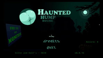 Big boobed futa monster girl in ghost hunting porn play Halloween hentai game