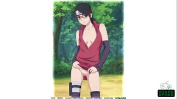 Sarada’s training scene in Naruto Family Vacation ep 6